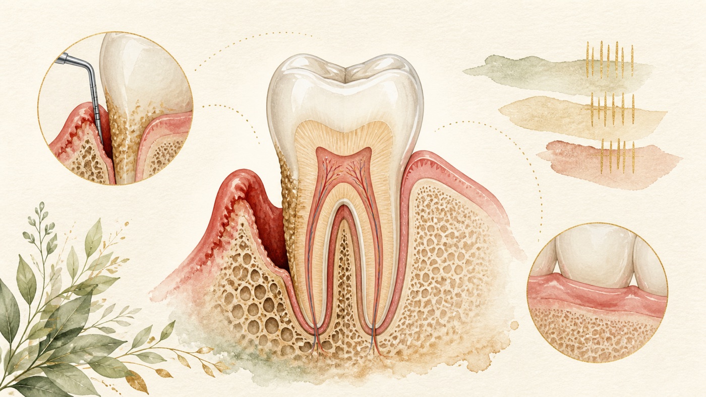 How much does periodontal treatment cost? Does it hurt, and how long does it take? Read a quote by splitting treatment into five stages