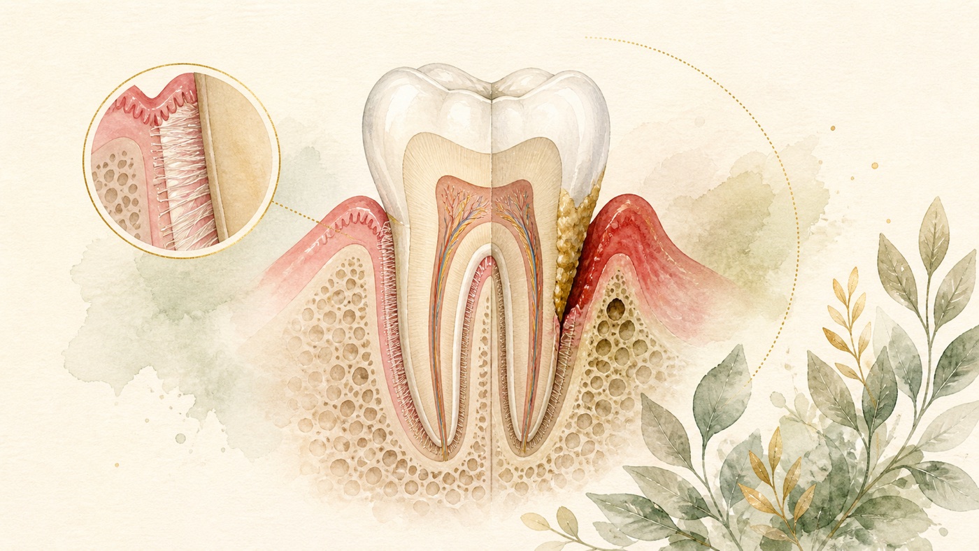 The Complete Guide to Periodontal Disease and Gum Health: from gingivitis to periodontitis — staging, the treatment spectrum, and links with general health