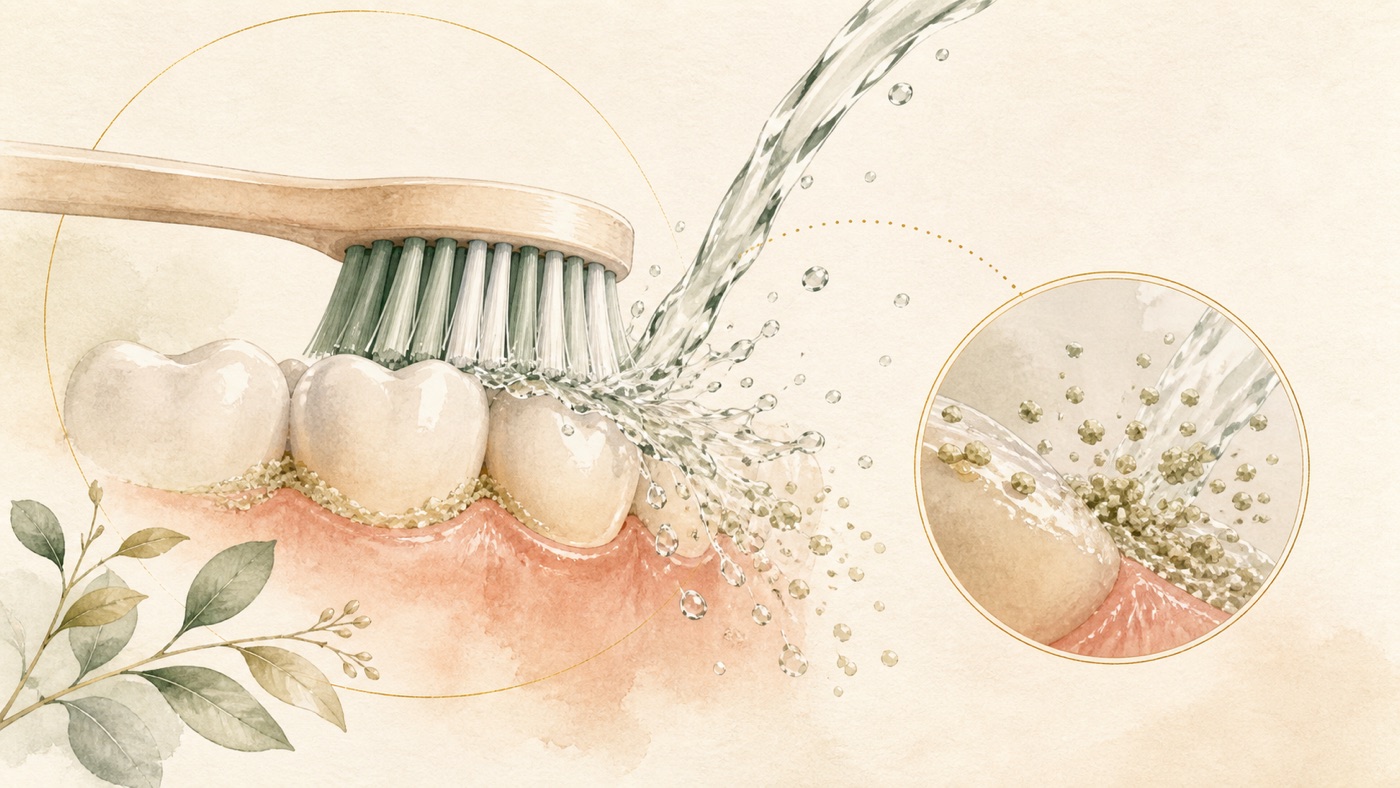 洗牙與日常口腔保健全指南:生物膜的時間軸、三個施力層、與回診間隔的決策邏輯
