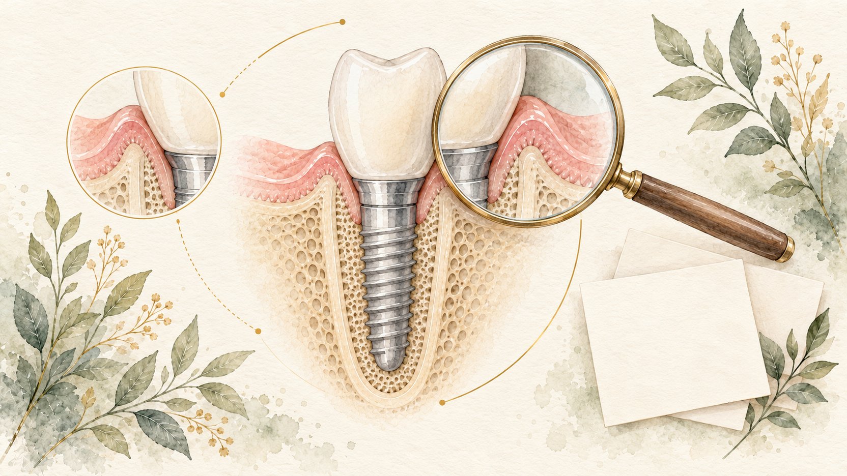 How Can an Anterior Implant Preserve a Natural Gingival Line? Position, Bone Wall, and Soft Tissue Are All Essential｜證據鏈