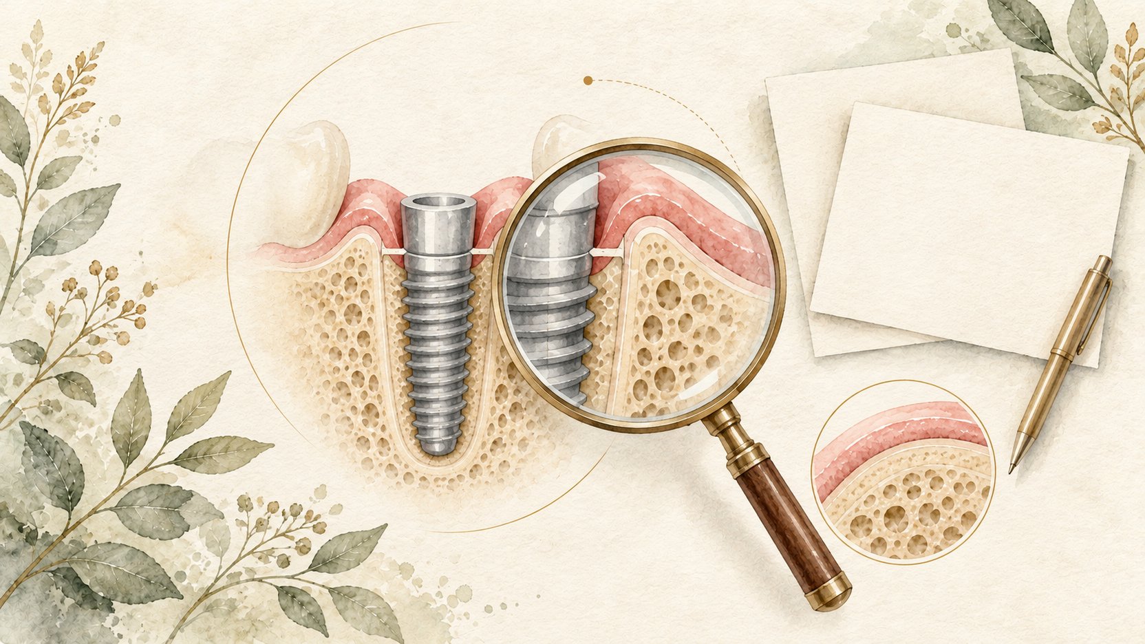What Has to Be Assessed Before an Implant: From Bone Volume and Gingival Thickness to Angle and Depth｜證據鏈