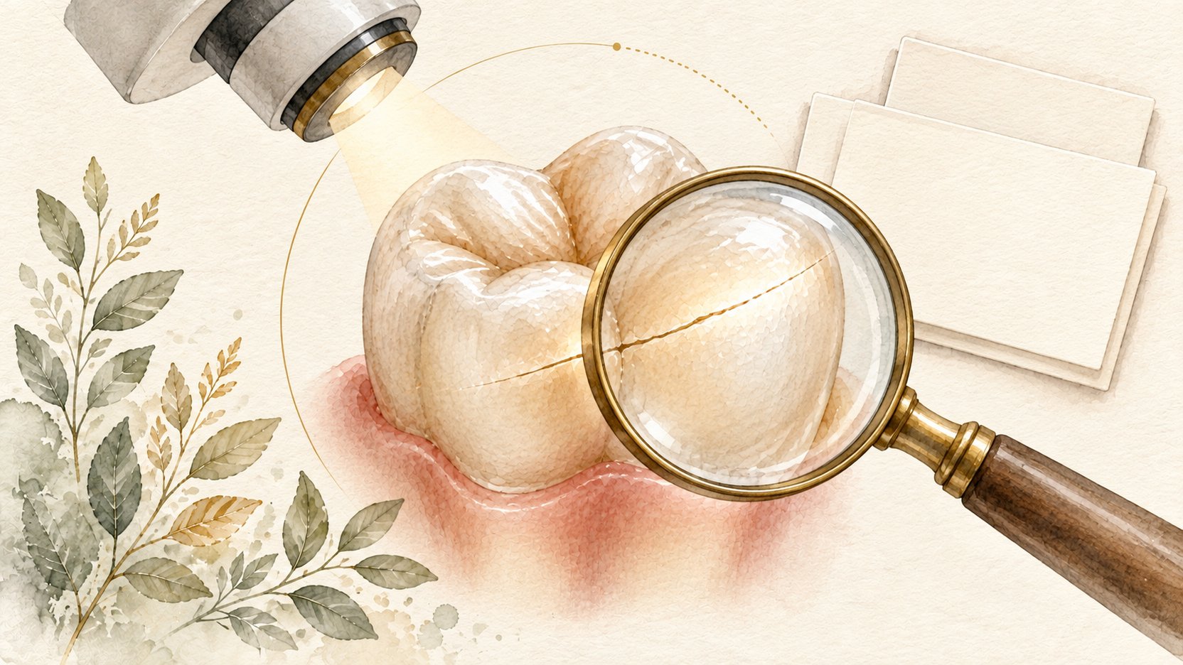 Pain When Biting but No Clear Cause: What Can a Microscopic Examination Reveal?｜證據鏈