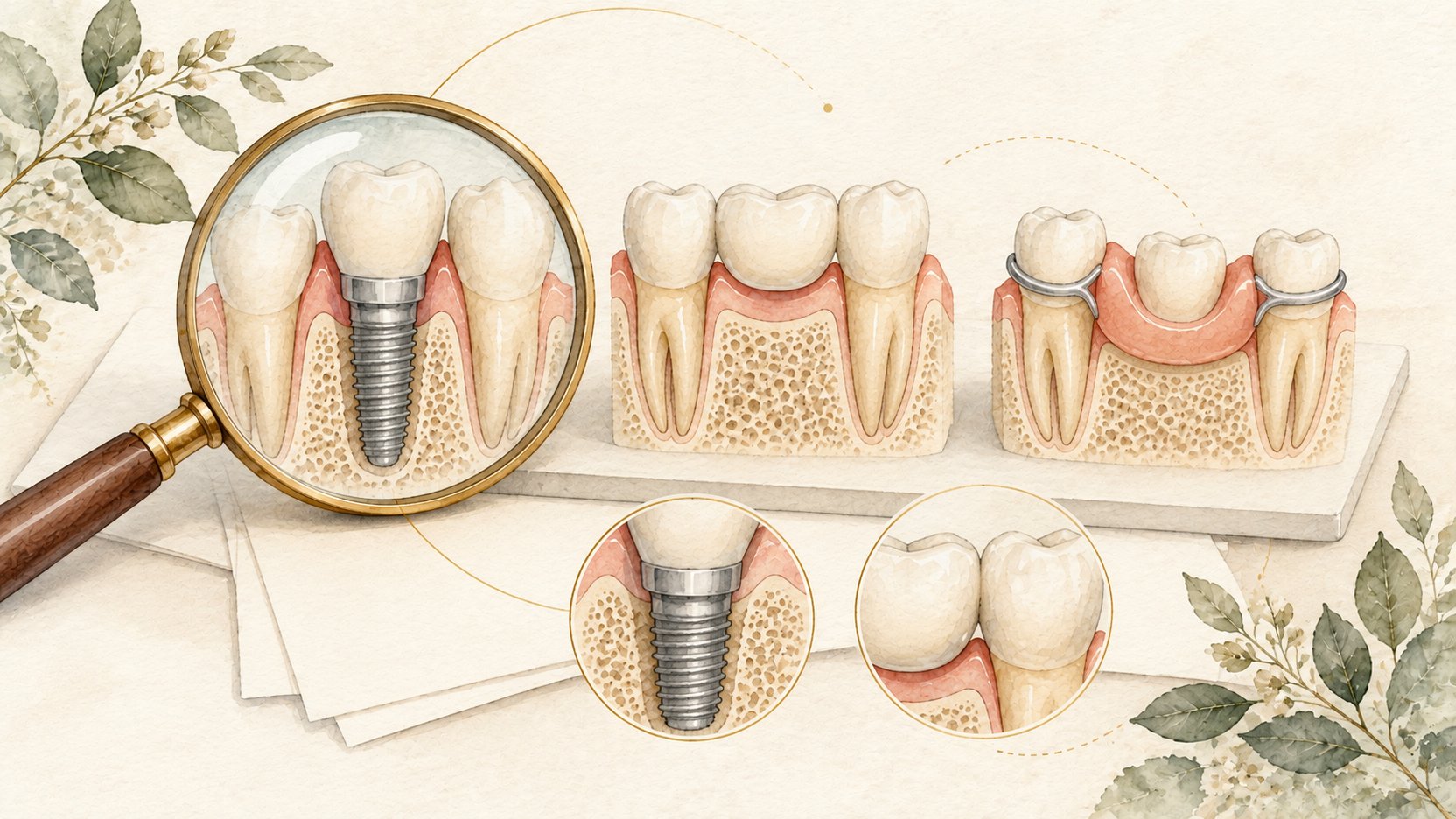 Implant, Bridge or Removable Denture: Compare What Each One Costs You First, Then Talk About Fit｜證據鏈