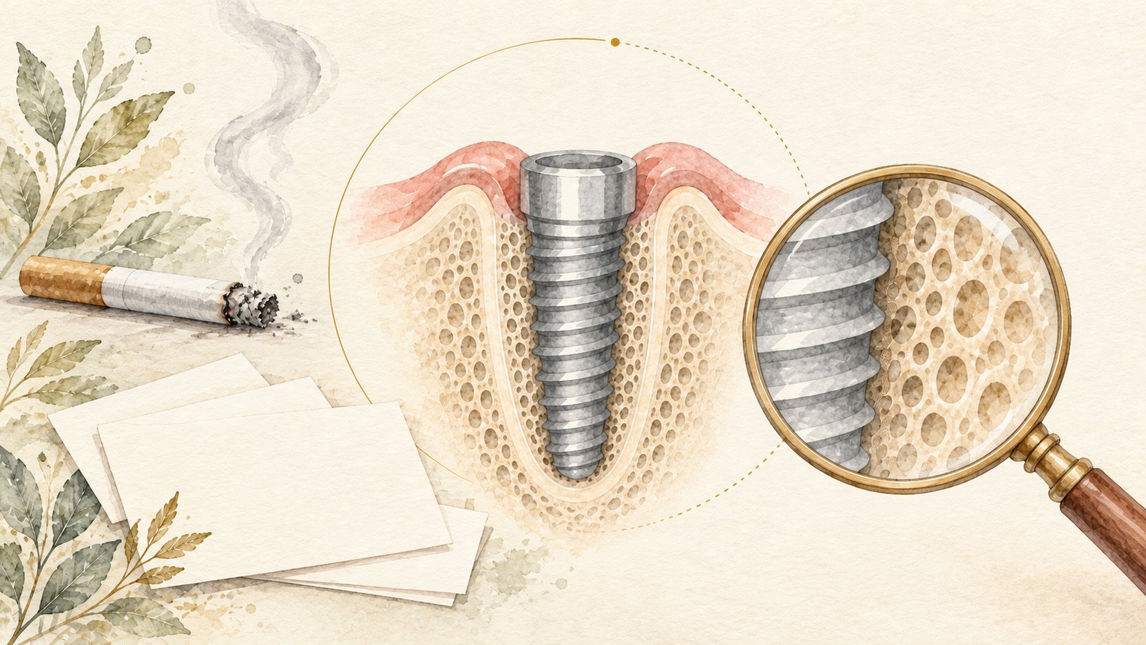 How Should an Implant Plan Be Adjusted If You Smoke or Have Recently Stopped?｜證據鏈