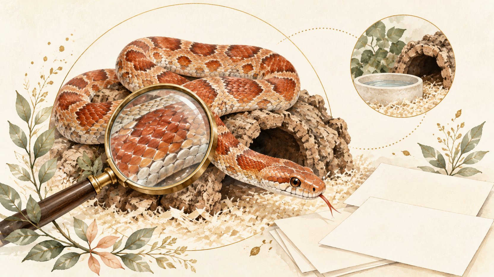 Corn Snake｜Husbandry and Care (the disease column is covered in a separate article) | Evidence chain