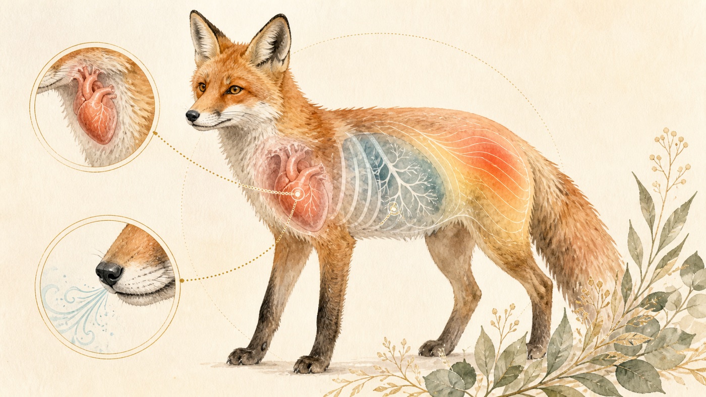 野生與工作動物|正常生理指標(要量哪些/量測方法/異常方向)|證據鏈