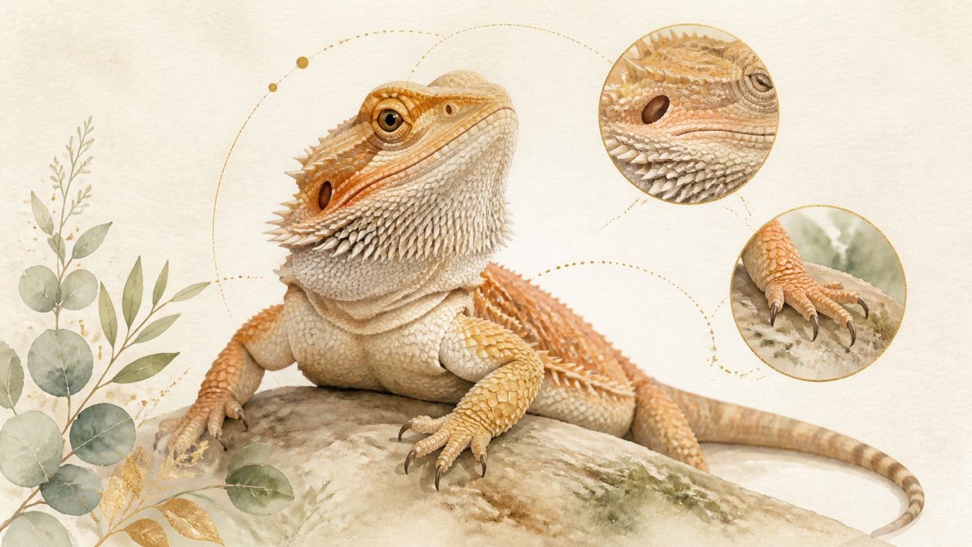 鬃獅蜥｜常見疾病 10 種（病因→症狀→檢查→治療方向→預防）