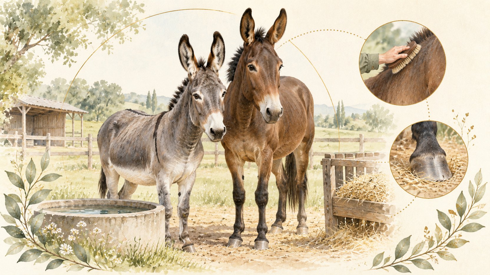 Donkeys and Mules｜Husbandry and Care (diseases covered in a separate article)