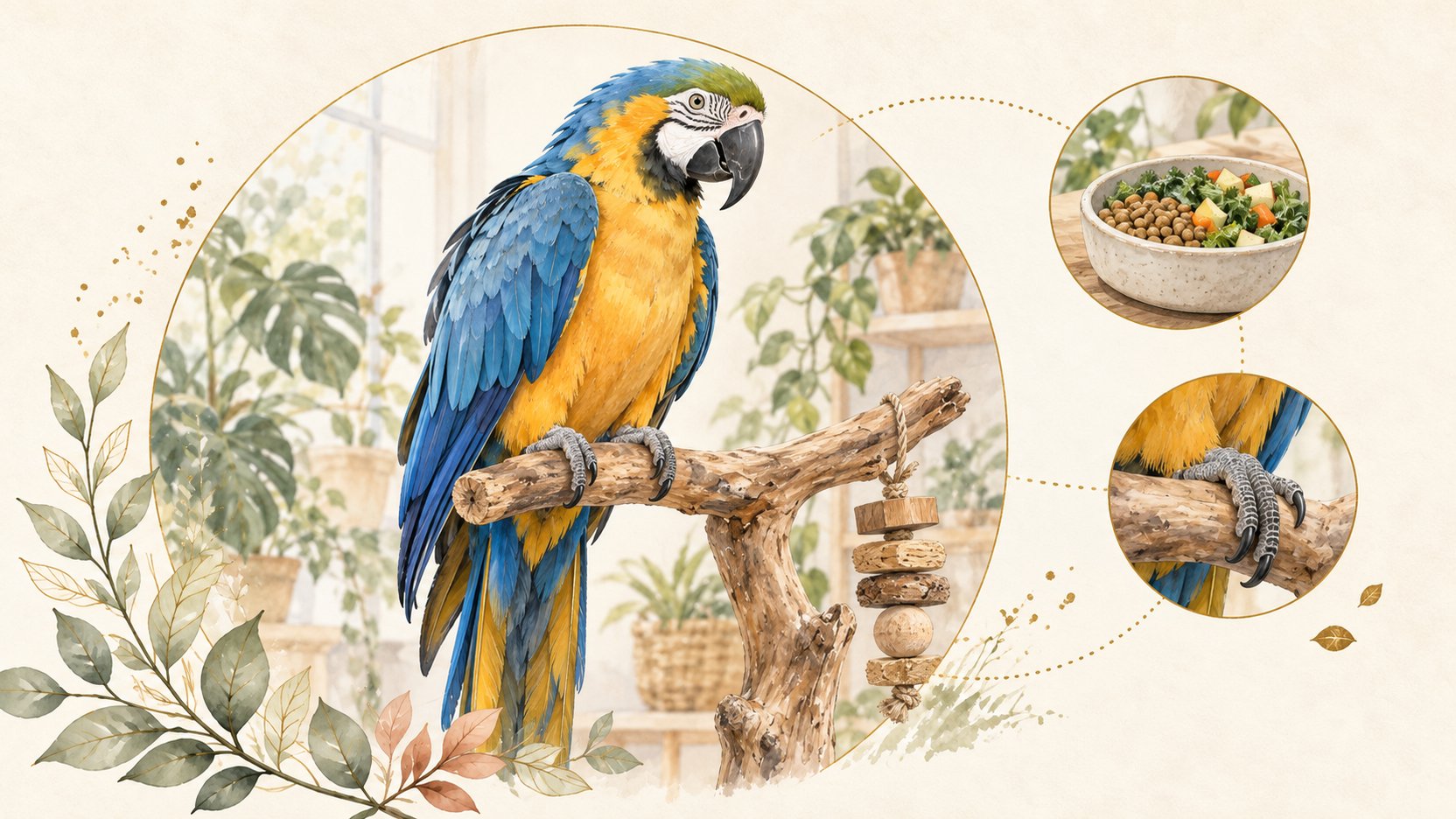 Large Parrots｜Husbandry and Care (disease column covered separately)