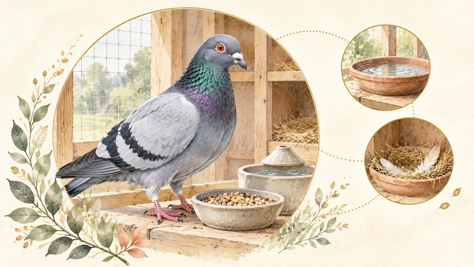 Pigeons｜Husbandry and Care (disease column covered separately)
